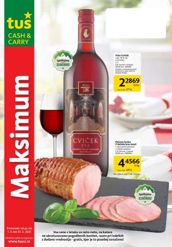 Tuš Cash & Carry katalog - 01.03.2021 - 31.03.2021.
