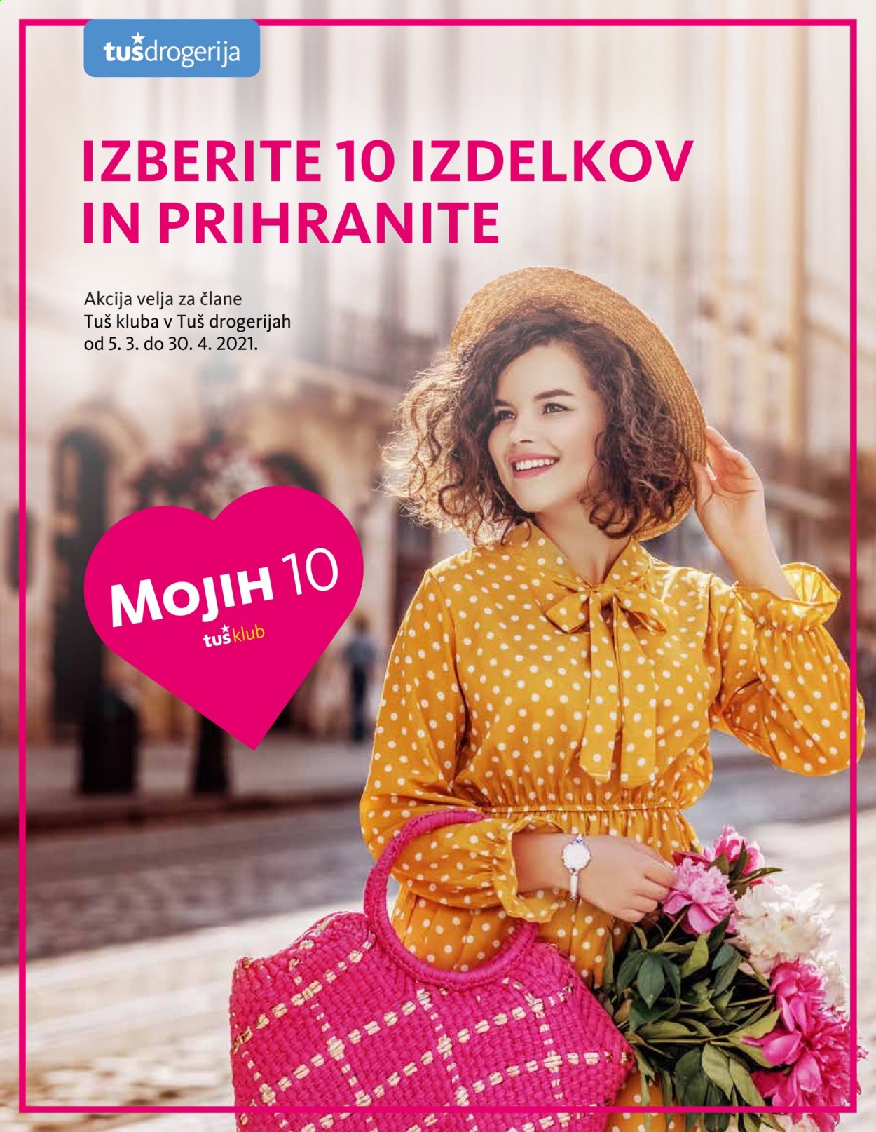 Tuš Drogeria katalog - 5.3.2021 - 30.4.2021. Stran 1
