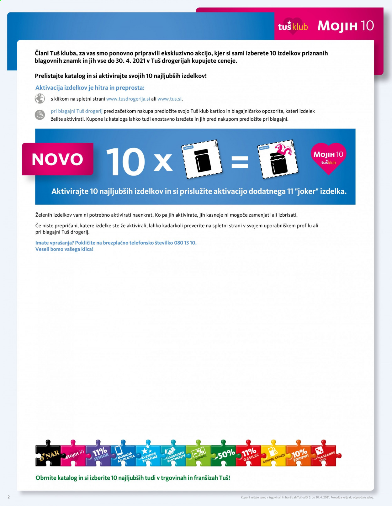 Tuš Drogeria katalog - 5.3.2021 - 30.4.2021. Stran 2
