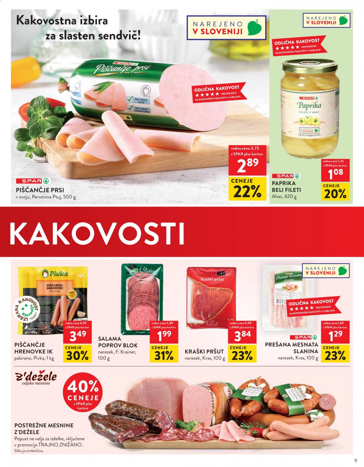 SPAR katalog - 10.3.2021 - 23.3.2021. Stran 9