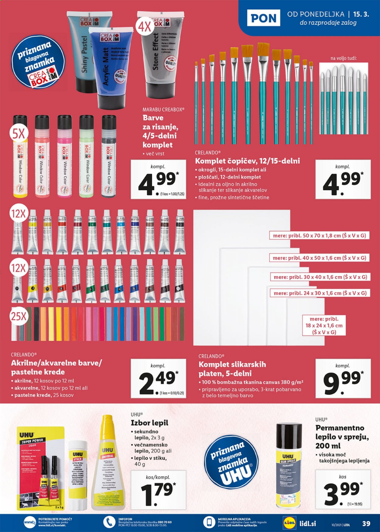 Lidl katalog - 11.3.2021 - 21.3.2021. Stran 39