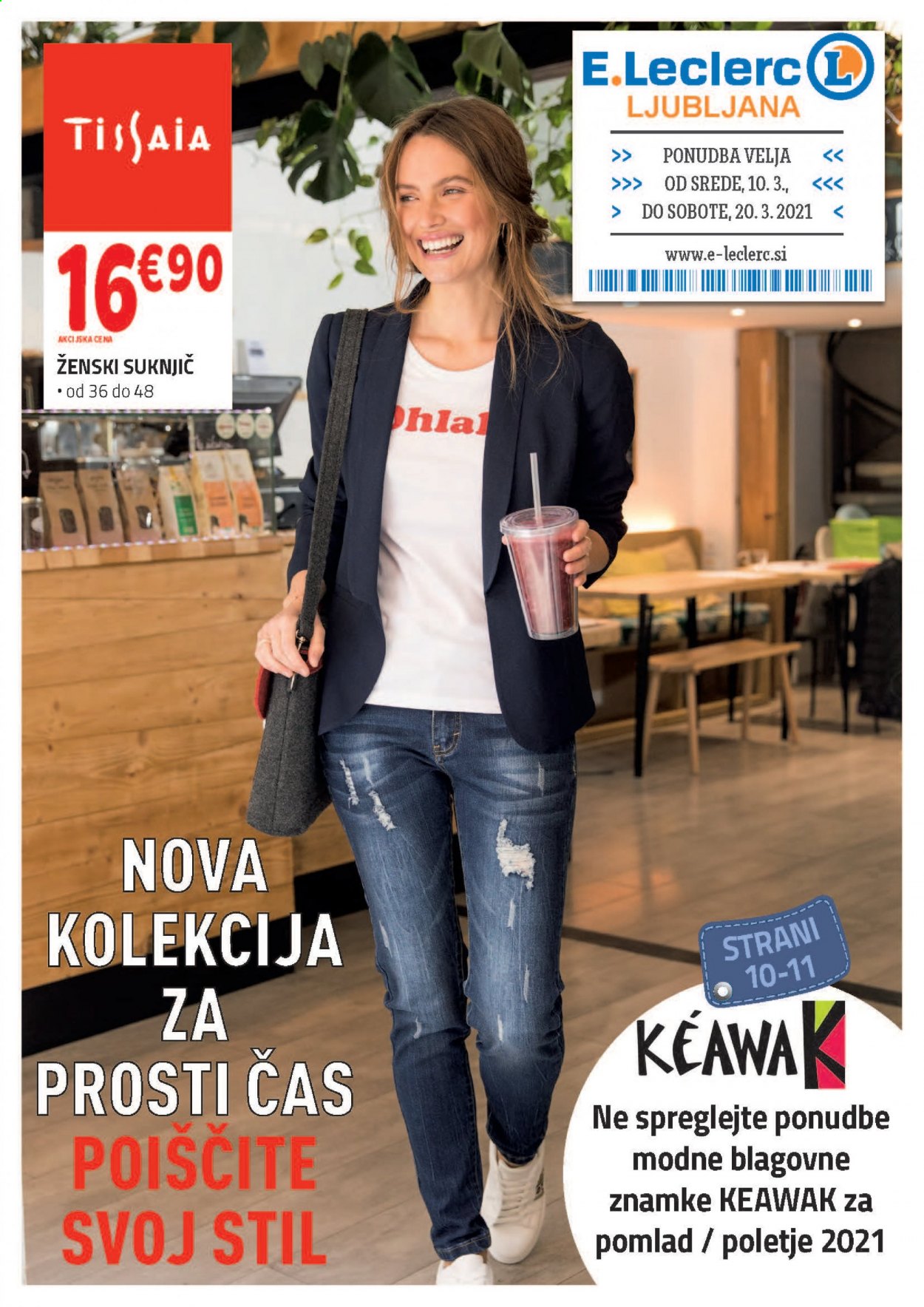 E.Leclerc katalog - 10.3.2021 - 20.3.2021. Stran 1