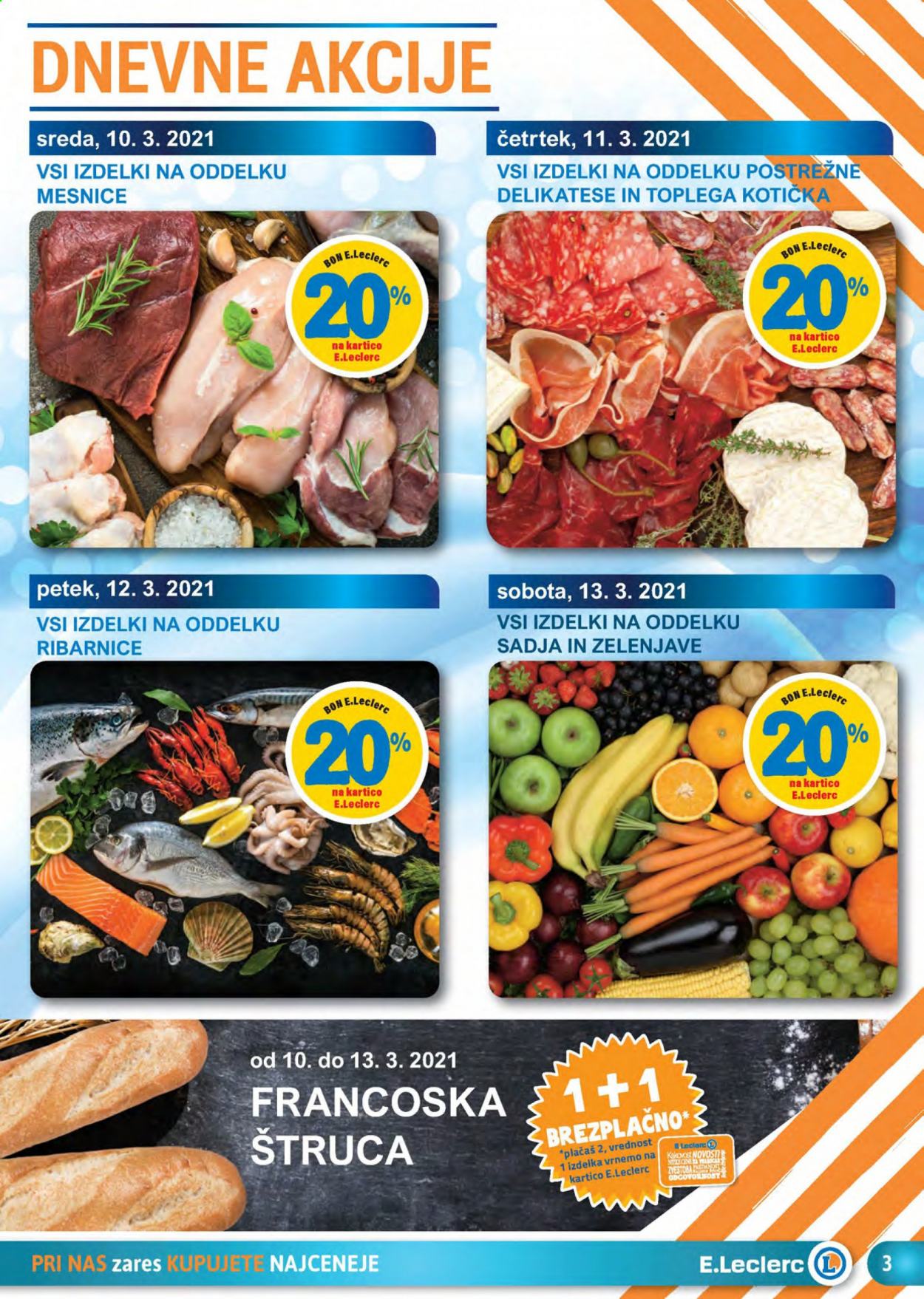 E.Leclerc katalog - 10.3.2021 - 20.3.2021. Stran 3
