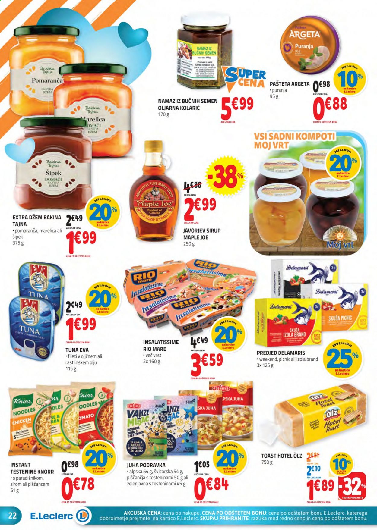 E.Leclerc katalog - 10.3.2021 - 20.3.2021. Stran 22