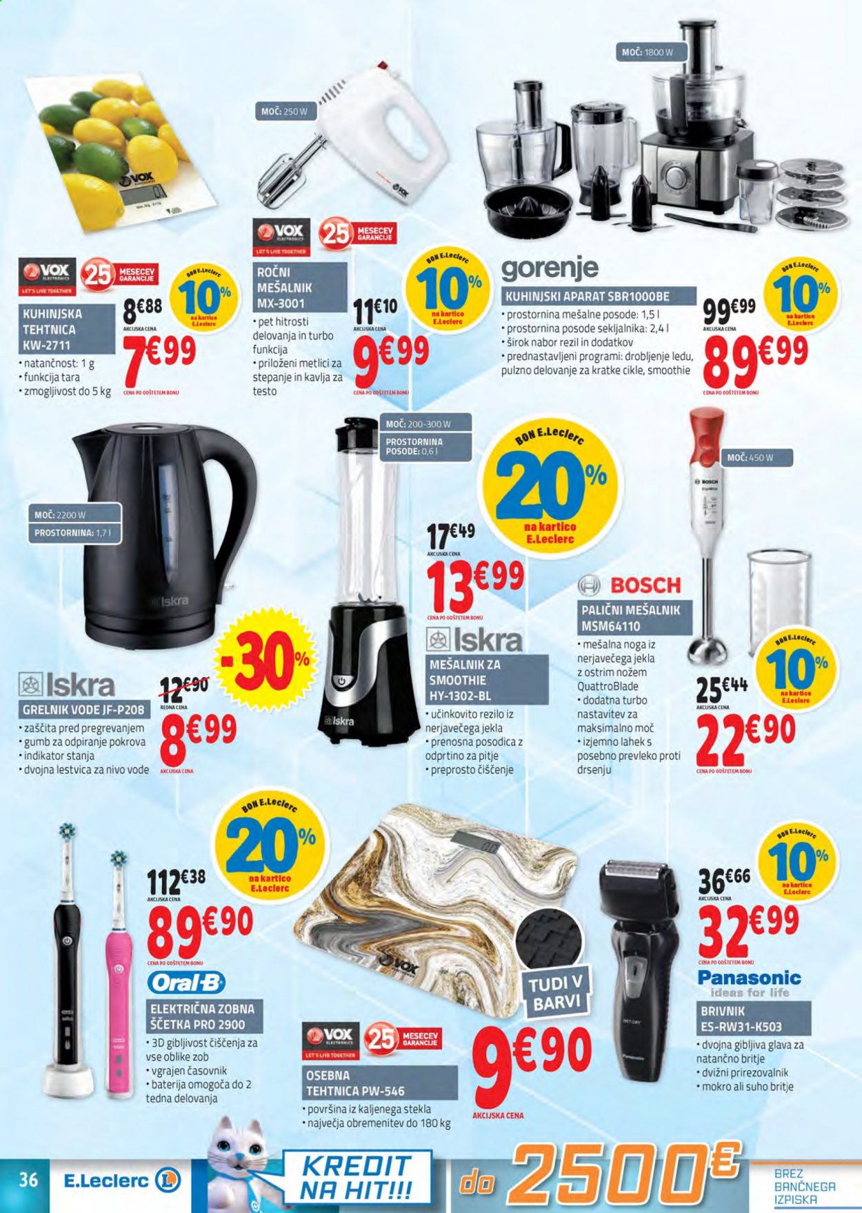 E.Leclerc katalog - 10.3.2021 - 20.3.2021. Stran 36