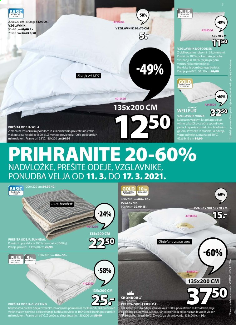 JYSK katalog - 11.3.2021 - 24.3.2021. Stran 7