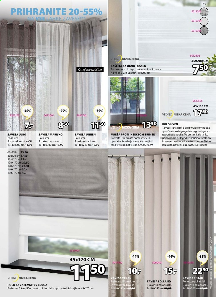 JYSK katalog - 11.3.2021 - 24.3.2021. Stran 15