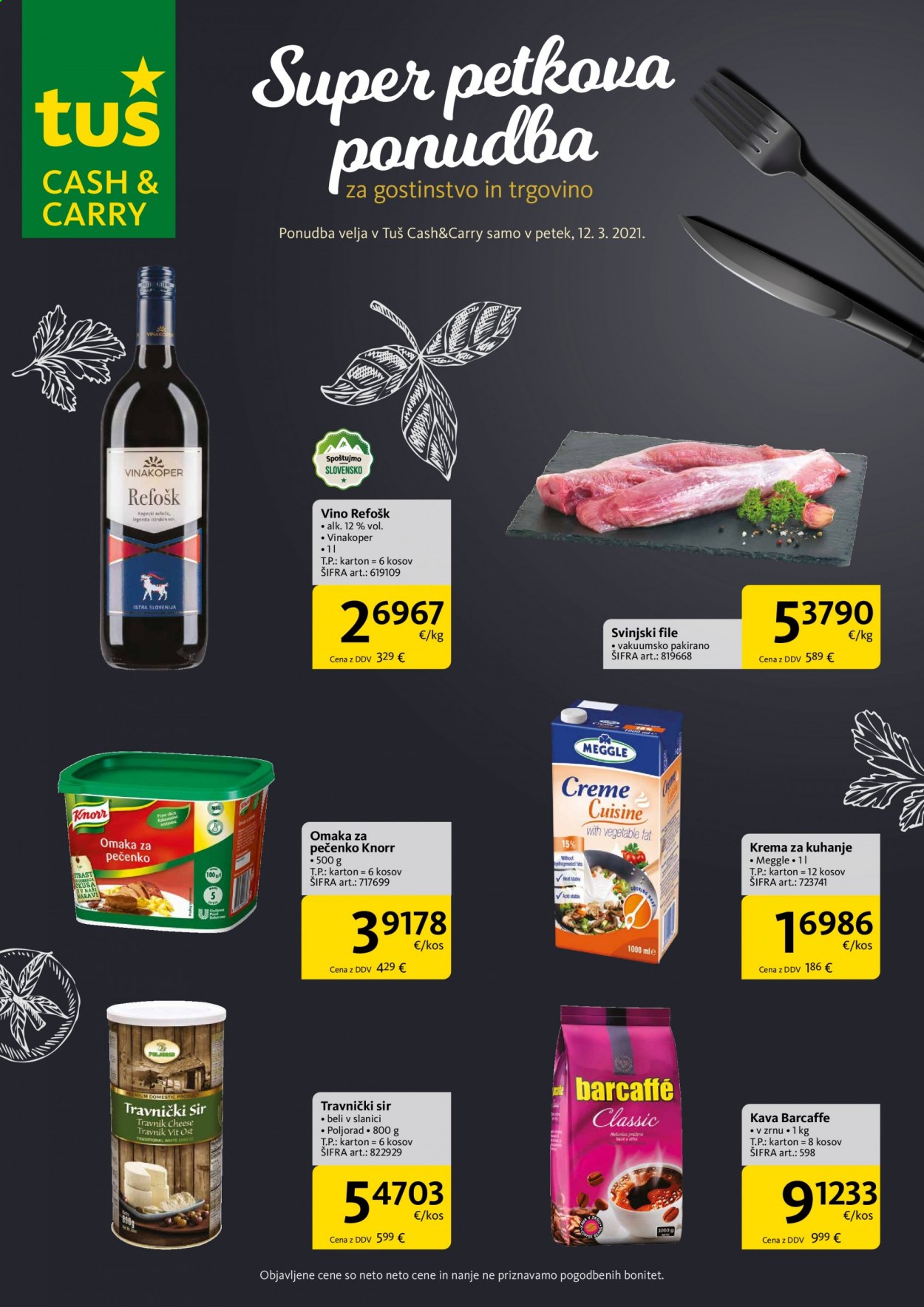 Tuš Cash & Carry katalog - 12.3.2021 - 12.3.2021. Stran 1