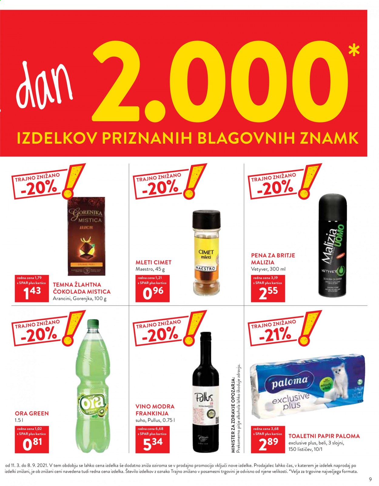 SPAR katalog - 17.3.2021 - 23.3.2021. Stran 9
