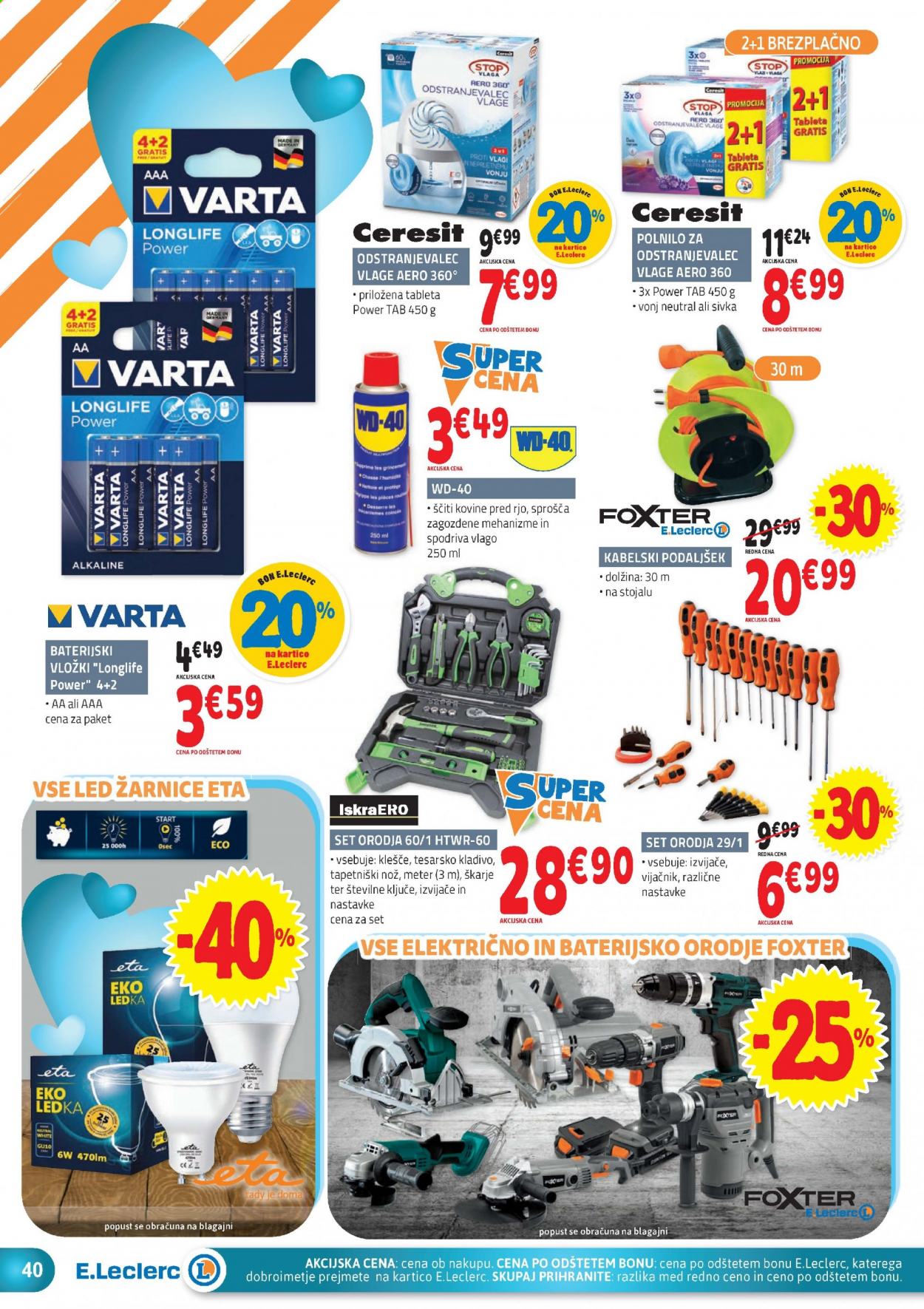 E.Leclerc katalog - 17.3.2021 - 27.3.2021. Stran 40