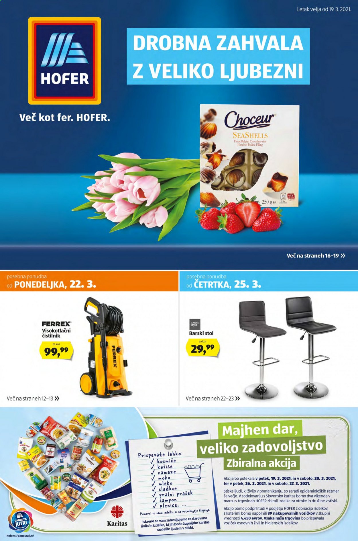 Hofer katalog - 19.3.2021 - 27.3.2021. Stran 1