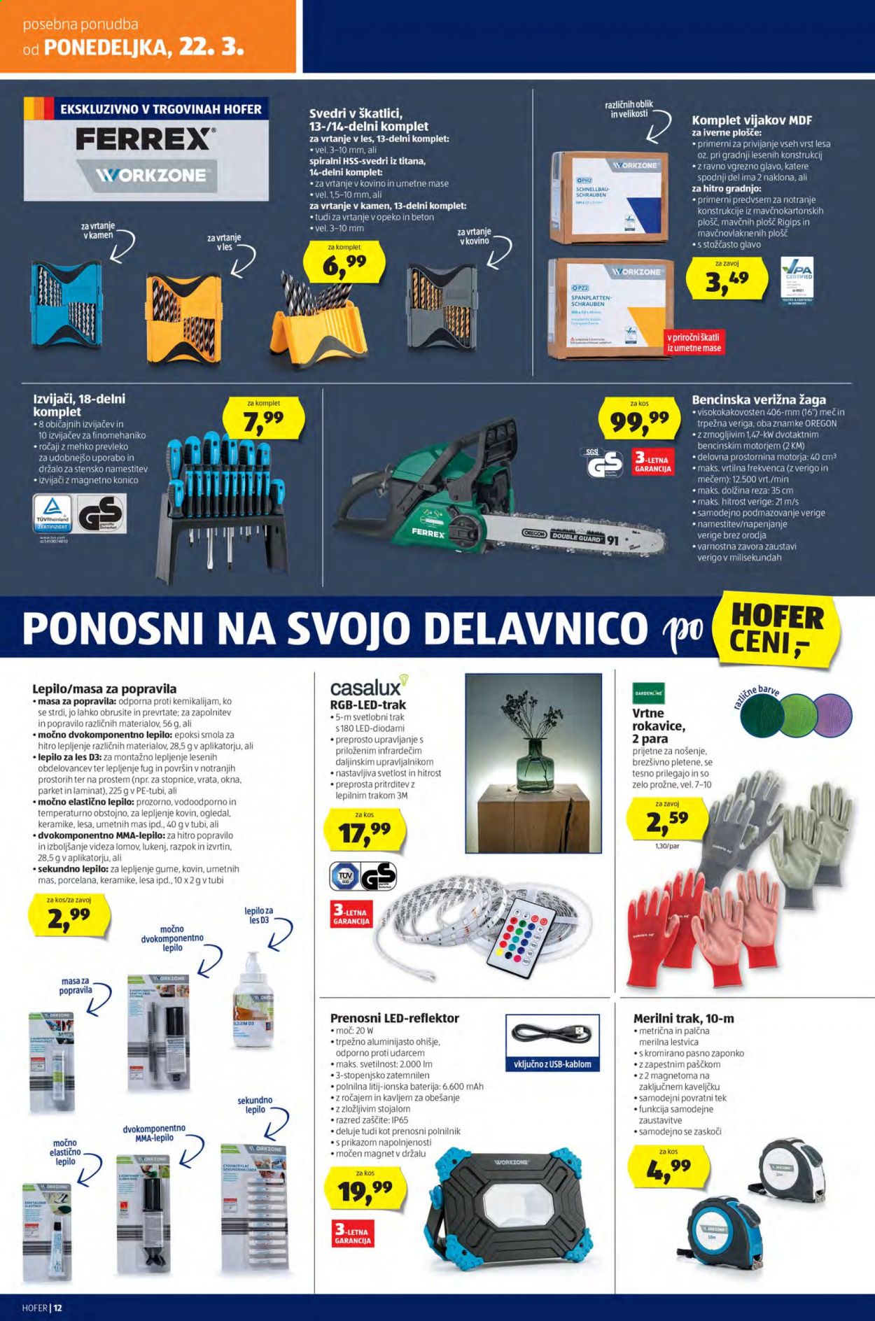 Hofer katalog - 19.3.2021 - 27.3.2021. Stran 12