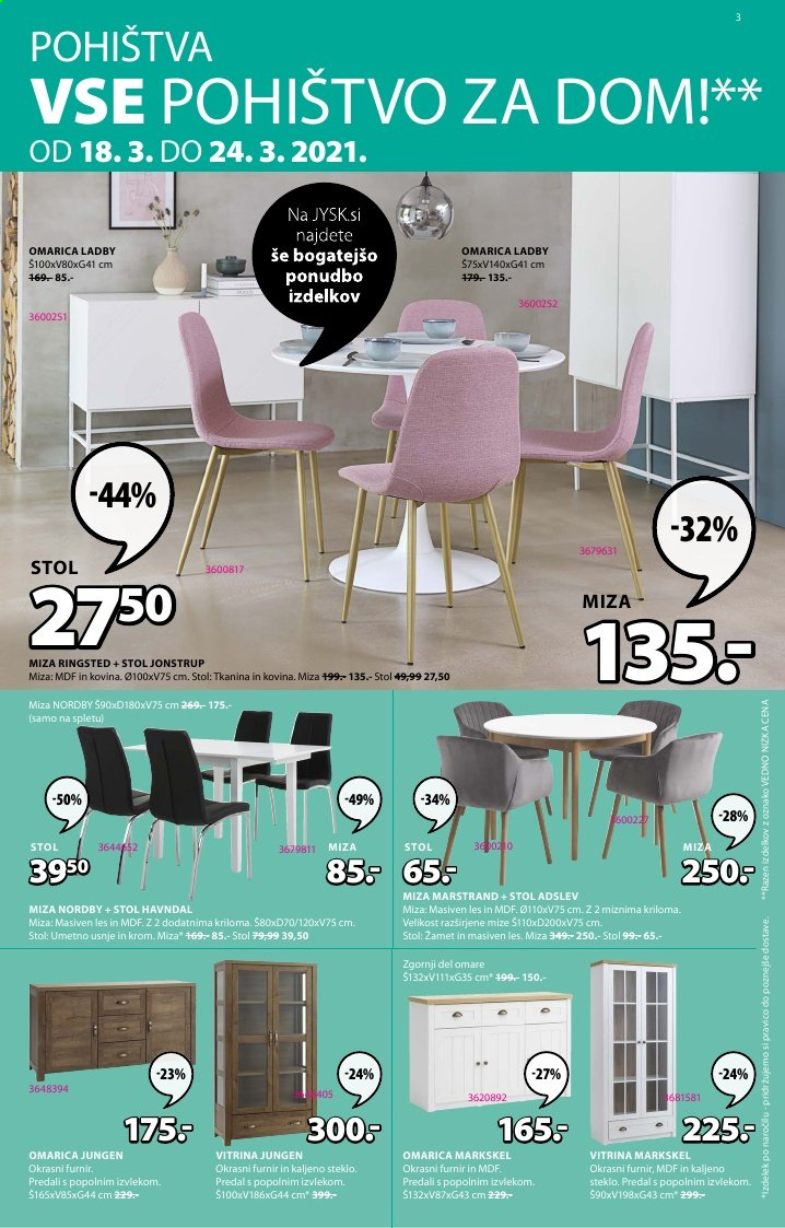 JYSK katalog - 18.3.2021 - 31.3.2021. Stran 3
