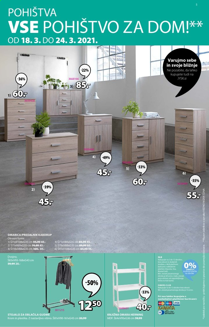 JYSK katalog - 18.3.2021 - 31.3.2021. Stran 5