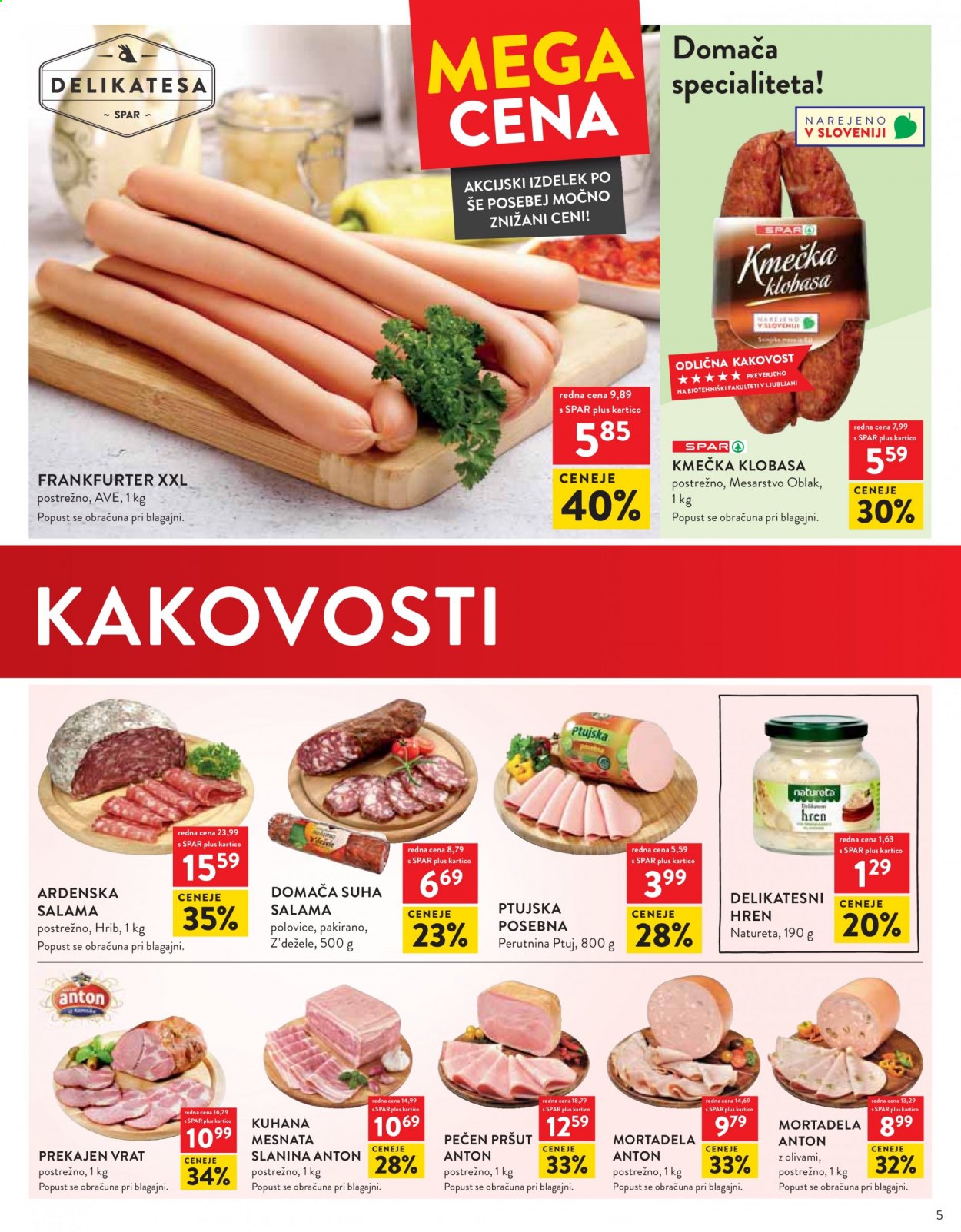 SPAR katalog - 24.3.2021 - 6.4.2021. Stran 5