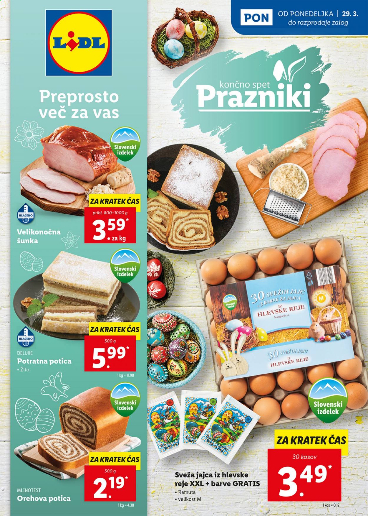 Lidl katalog - 24.3.2021 - 4.4.2021. Stran 1