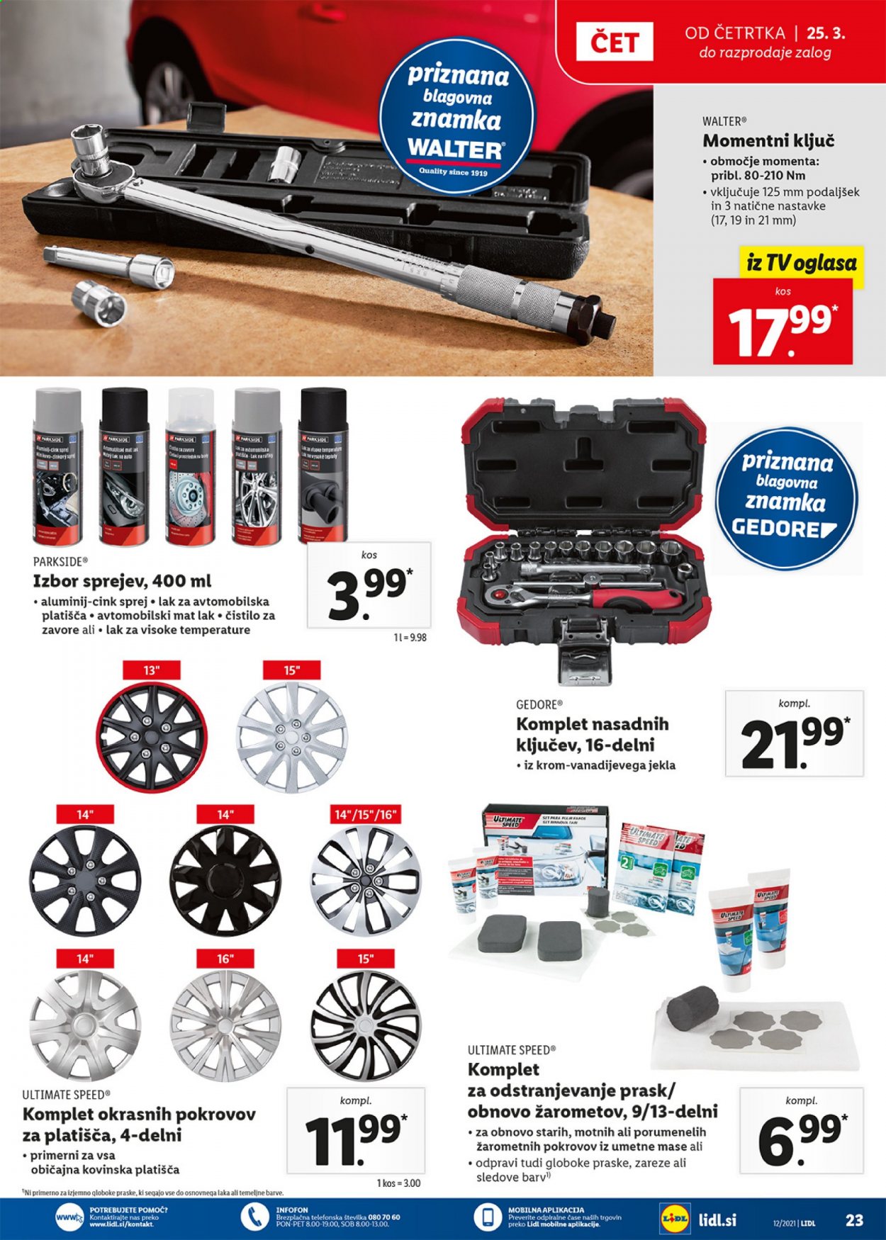 Lidl katalog - 24.3.2021 - 4.4.2021. Stran 27