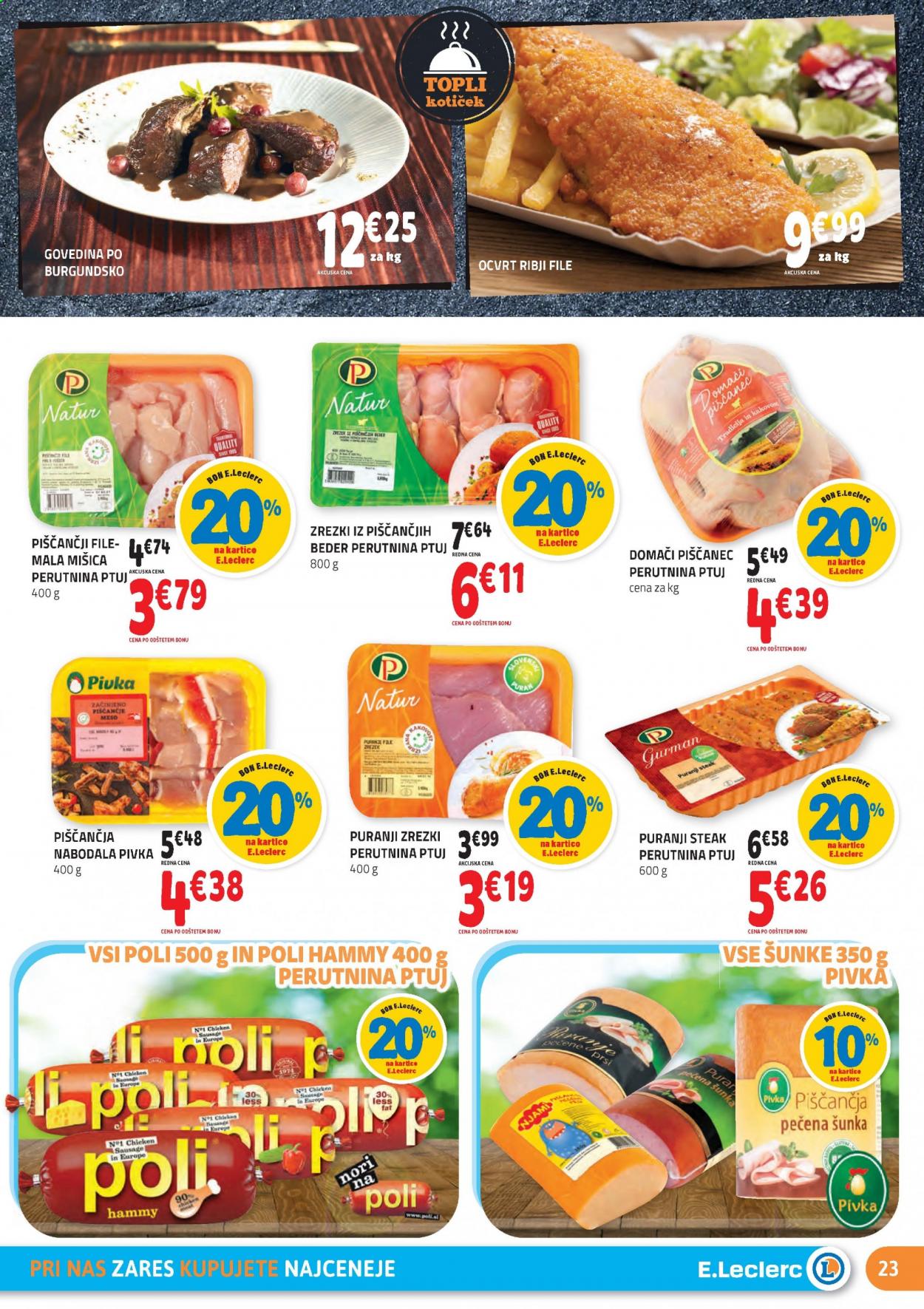 E.Leclerc katalog - 24.3.2021 - 3.4.2021. Stran 23