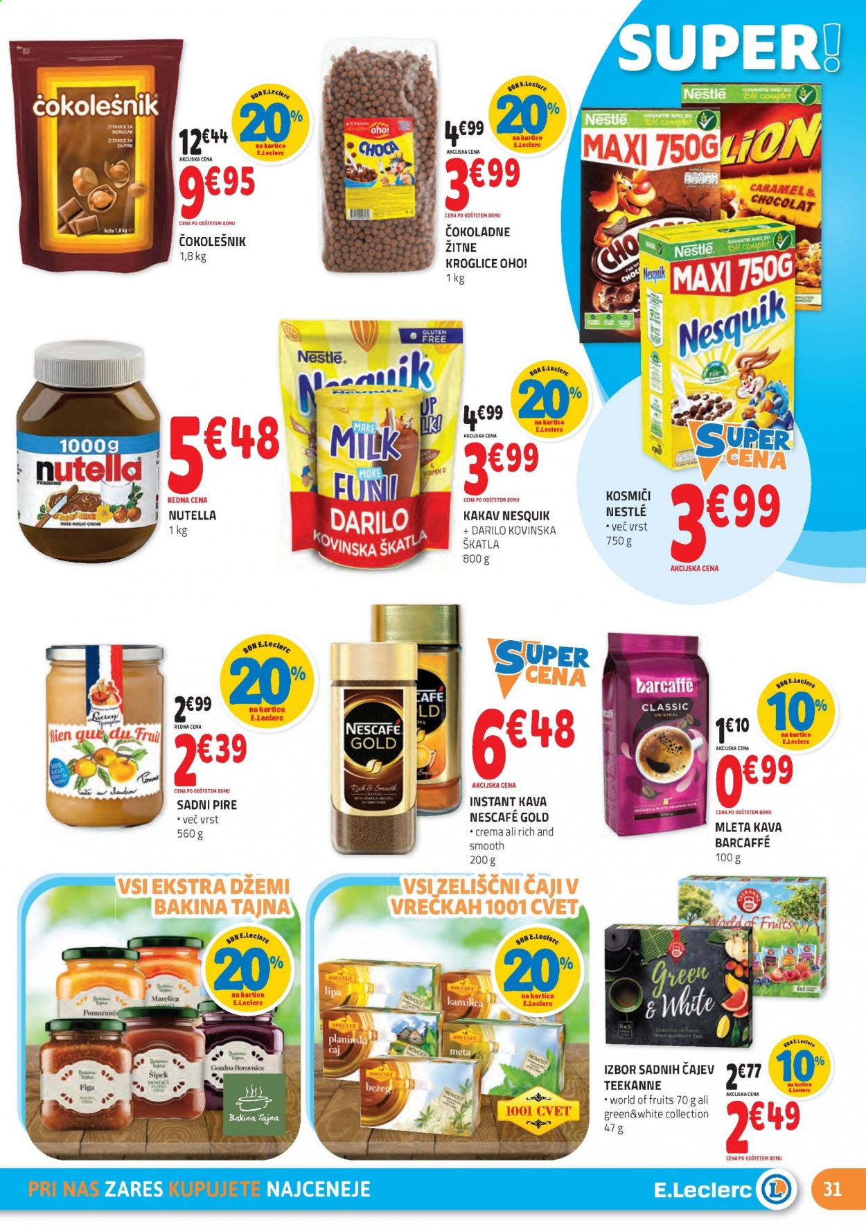 E.Leclerc katalog - 24.3.2021 - 3.4.2021. Stran 31