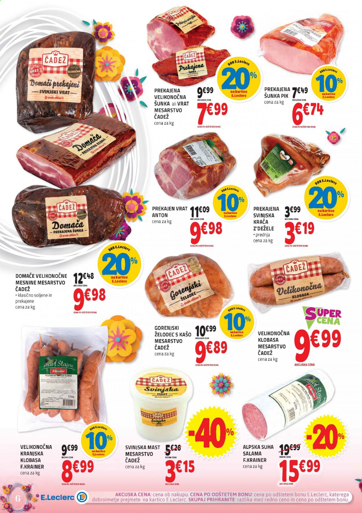 E.Leclerc katalog - 24.3.2021 - 4.4.2021. Stran 6