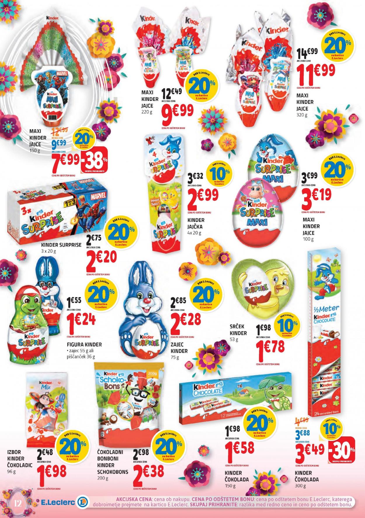 E.Leclerc katalog - 24.3.2021 - 4.4.2021. Stran 12