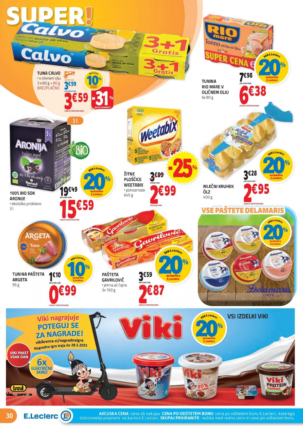 E.Leclerc katalog - 24.3.2021 - 4.4.2021. Stran 30