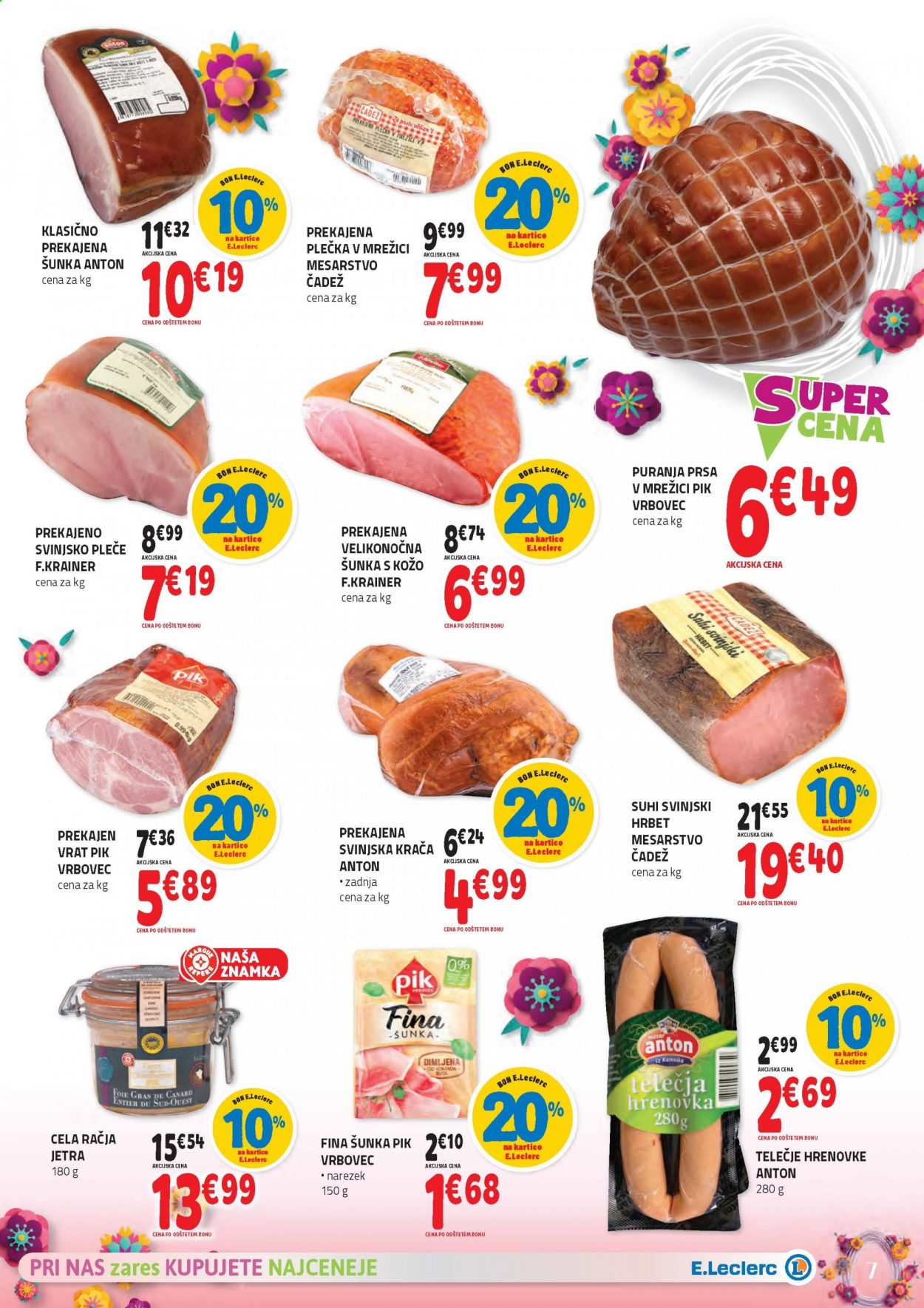 E.Leclerc katalog - 24.3.2021 - 3.4.2021. Stran 7