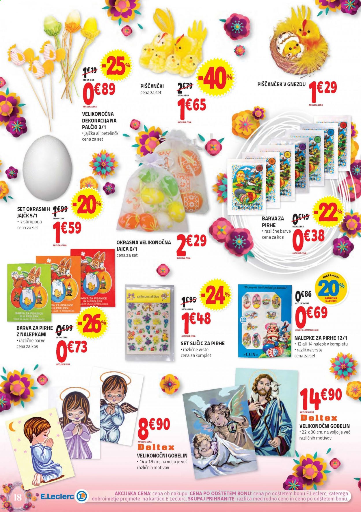 E.Leclerc katalog - 24.3.2021 - 3.4.2021. Stran 18