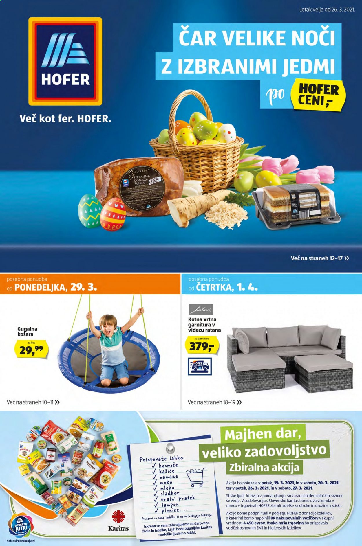 Hofer katalog - 26.3.2021 - 3.4.2021. Stran 1