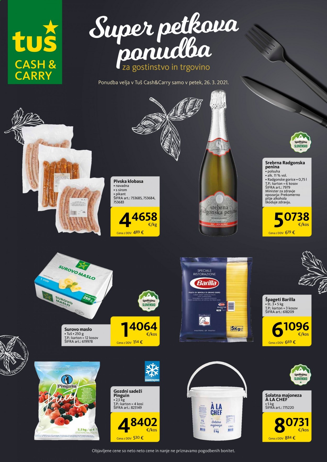Tuš Cash & Carry katalog - 26.3.2021 - 26.3.2021. Stran 1