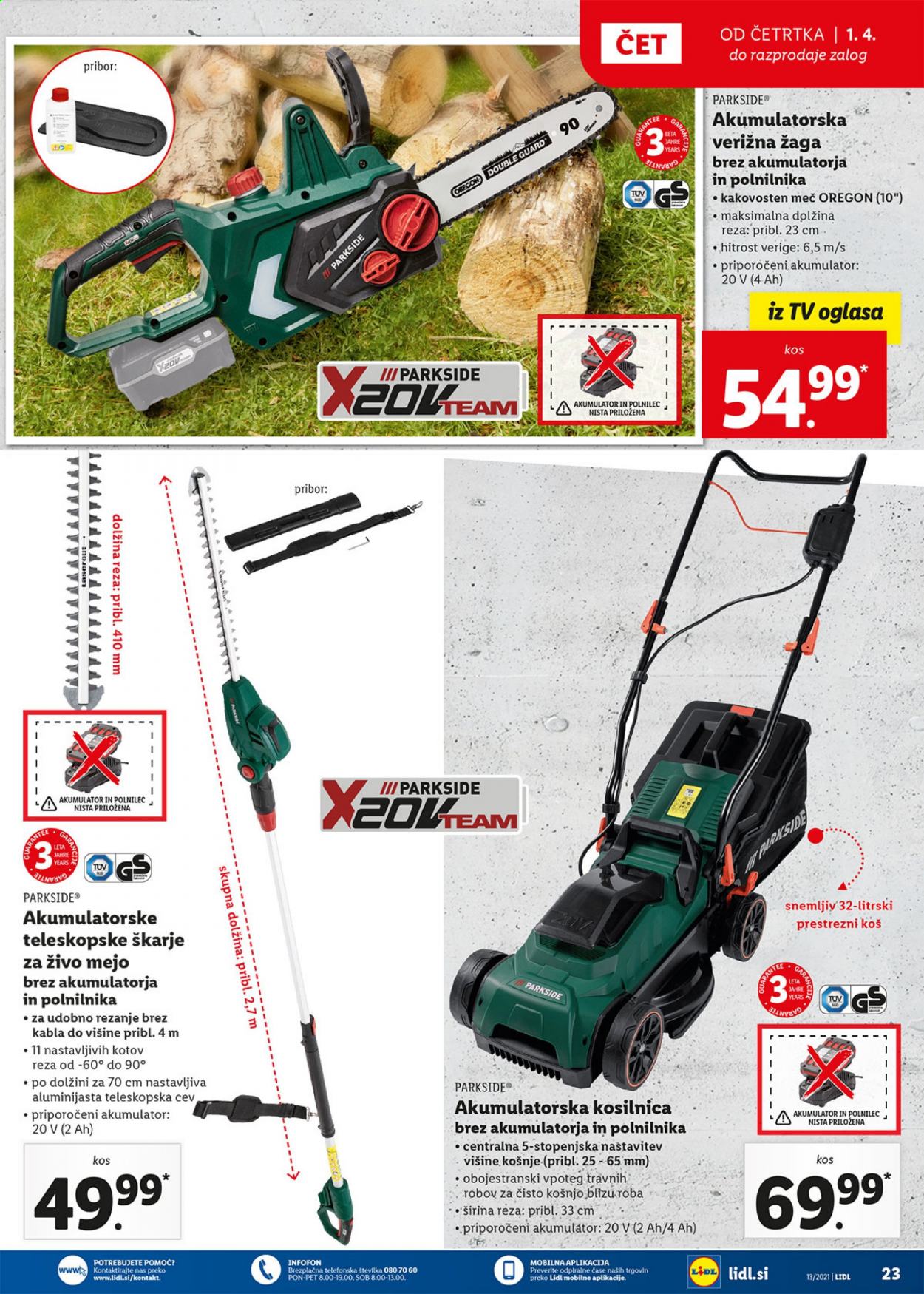 Lidl katalog - 1.4.2021 - 11.4.2021. Stran 23