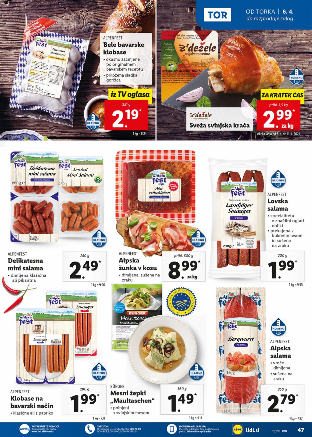 Lidl katalog - 1.4.2021 - 11.4.2021. Stran 47