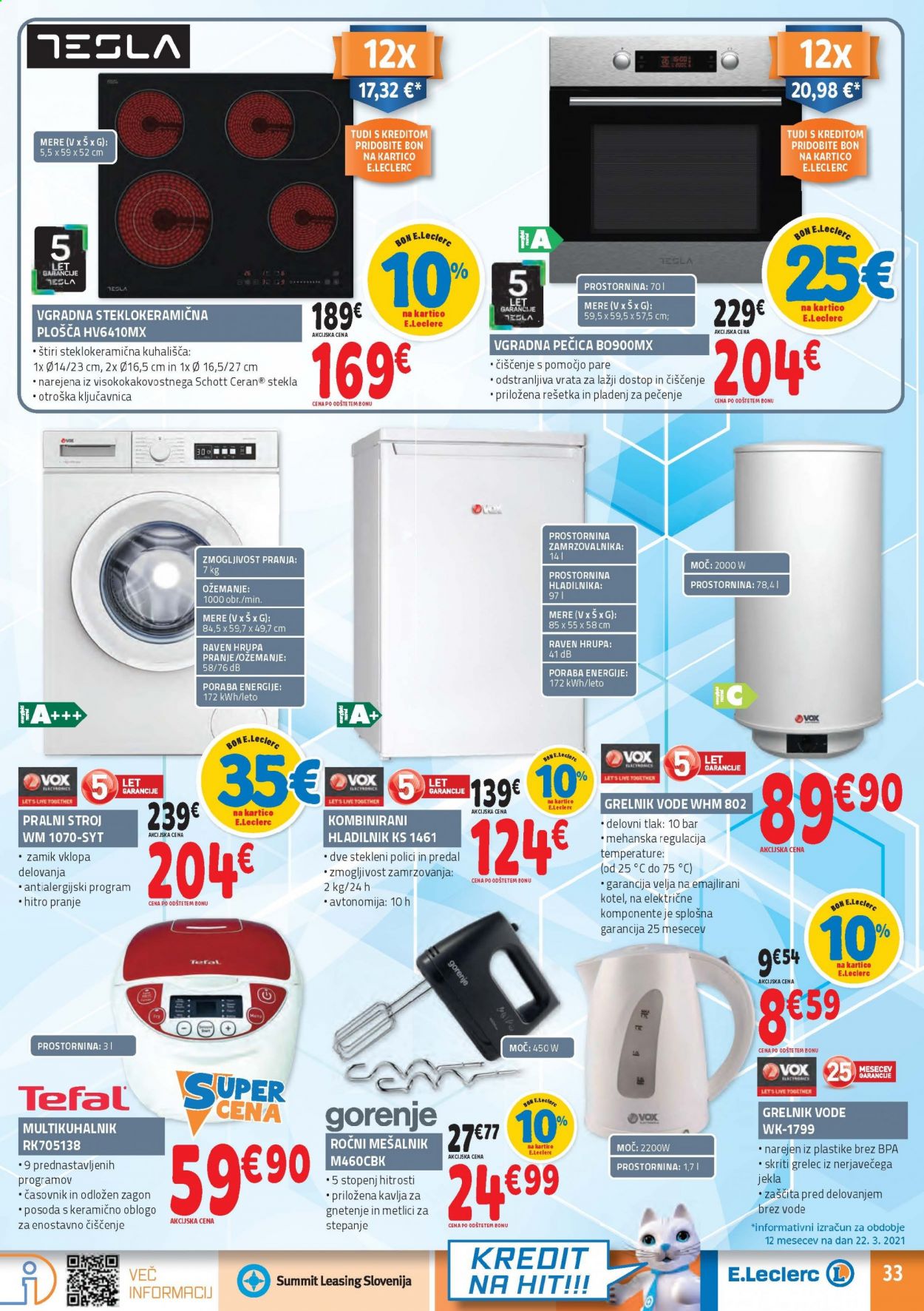E.Leclerc katalog - 31.3.2021 - 10.4.2021. Stran 33