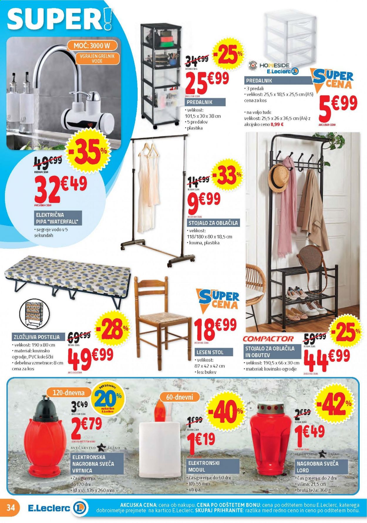 E.Leclerc katalog - 31.3.2021 - 10.4.2021. Stran 34