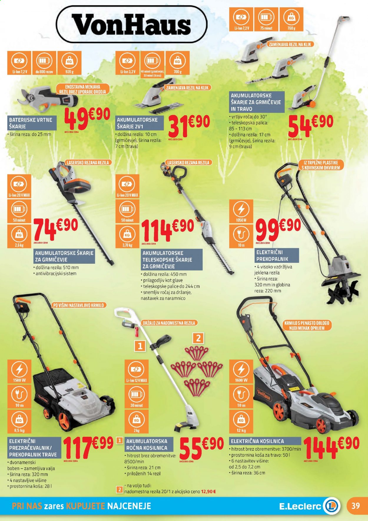 E.Leclerc katalog - 31.3.2021 - 10.4.2021. Stran 39