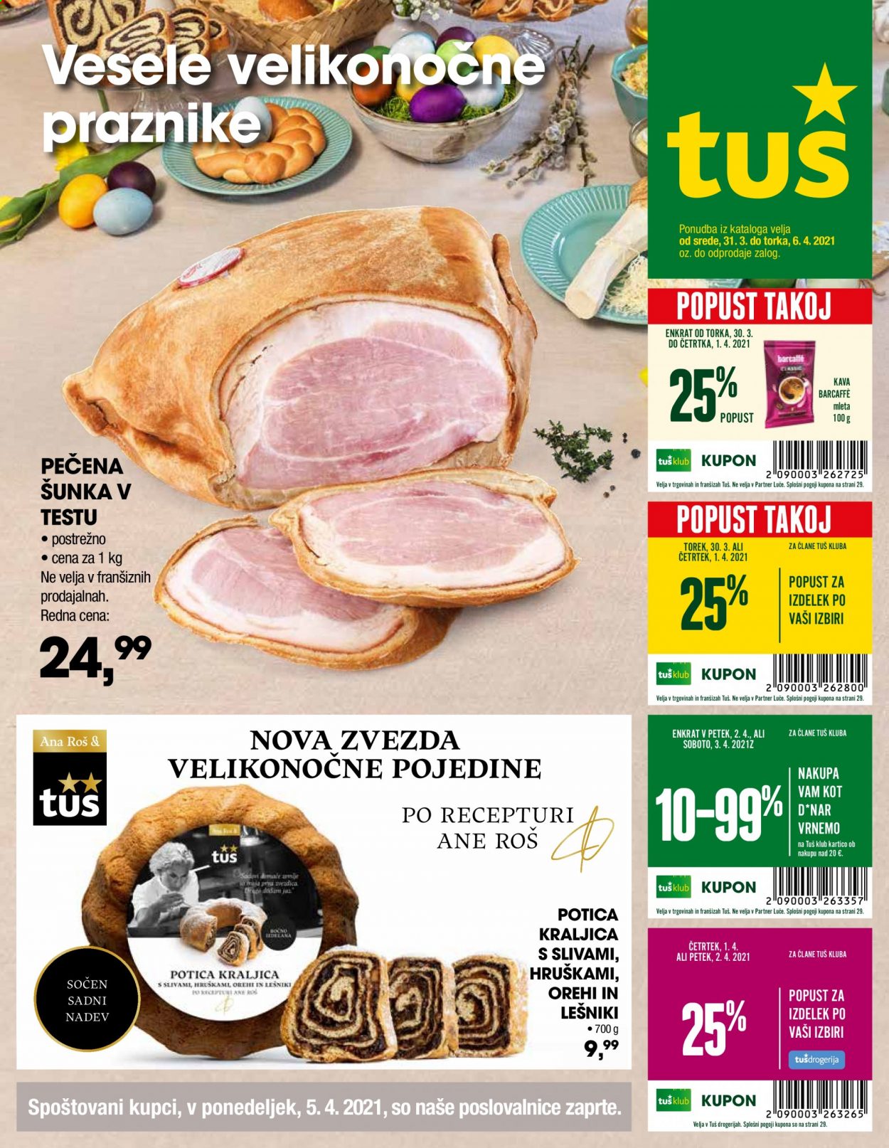 Tuš katalog - 31.3.2021 - 6.4.2021. Stran 1