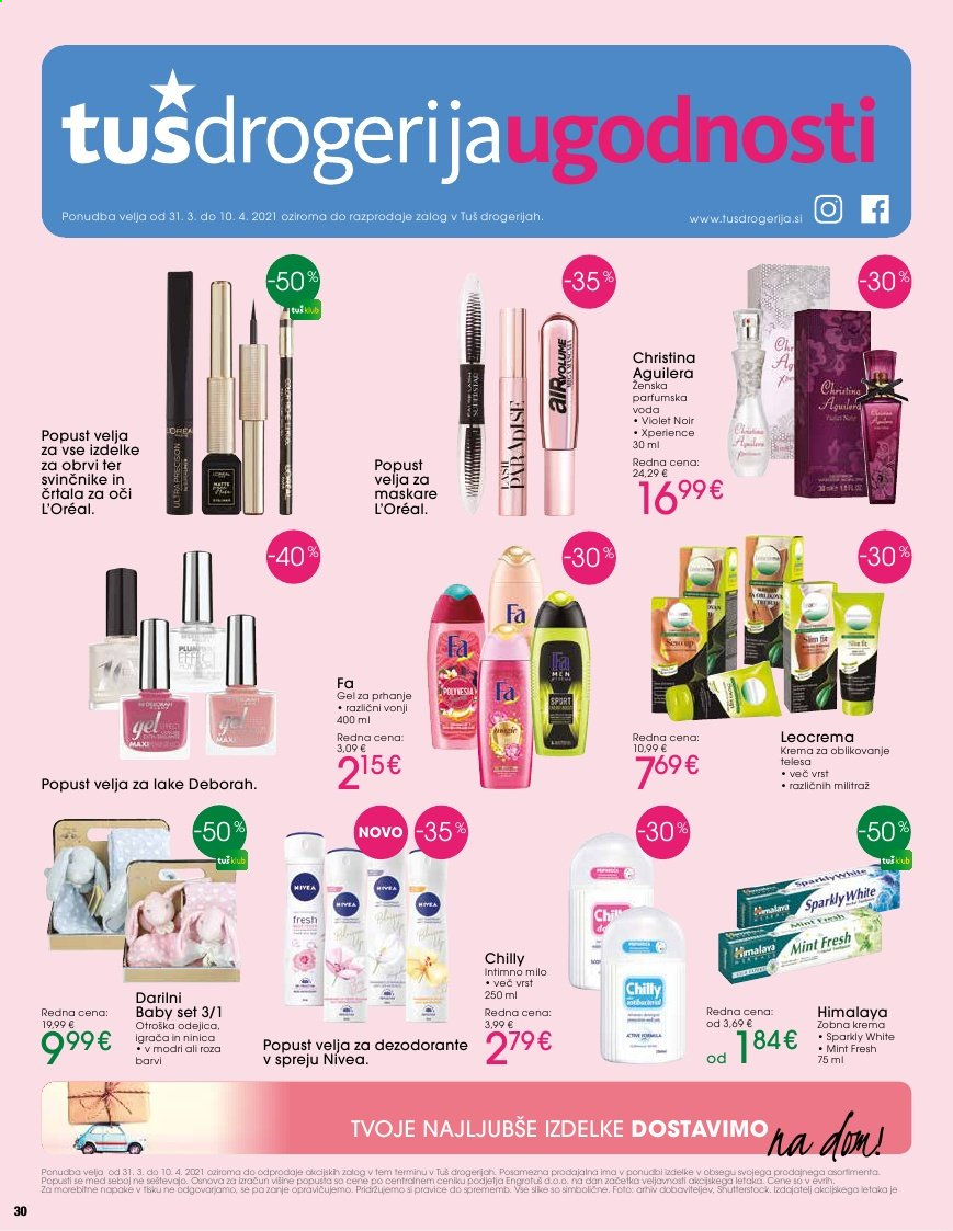 Tuš Drogeria katalog - 31.3.2021 - 10.4.2021. Stran 1