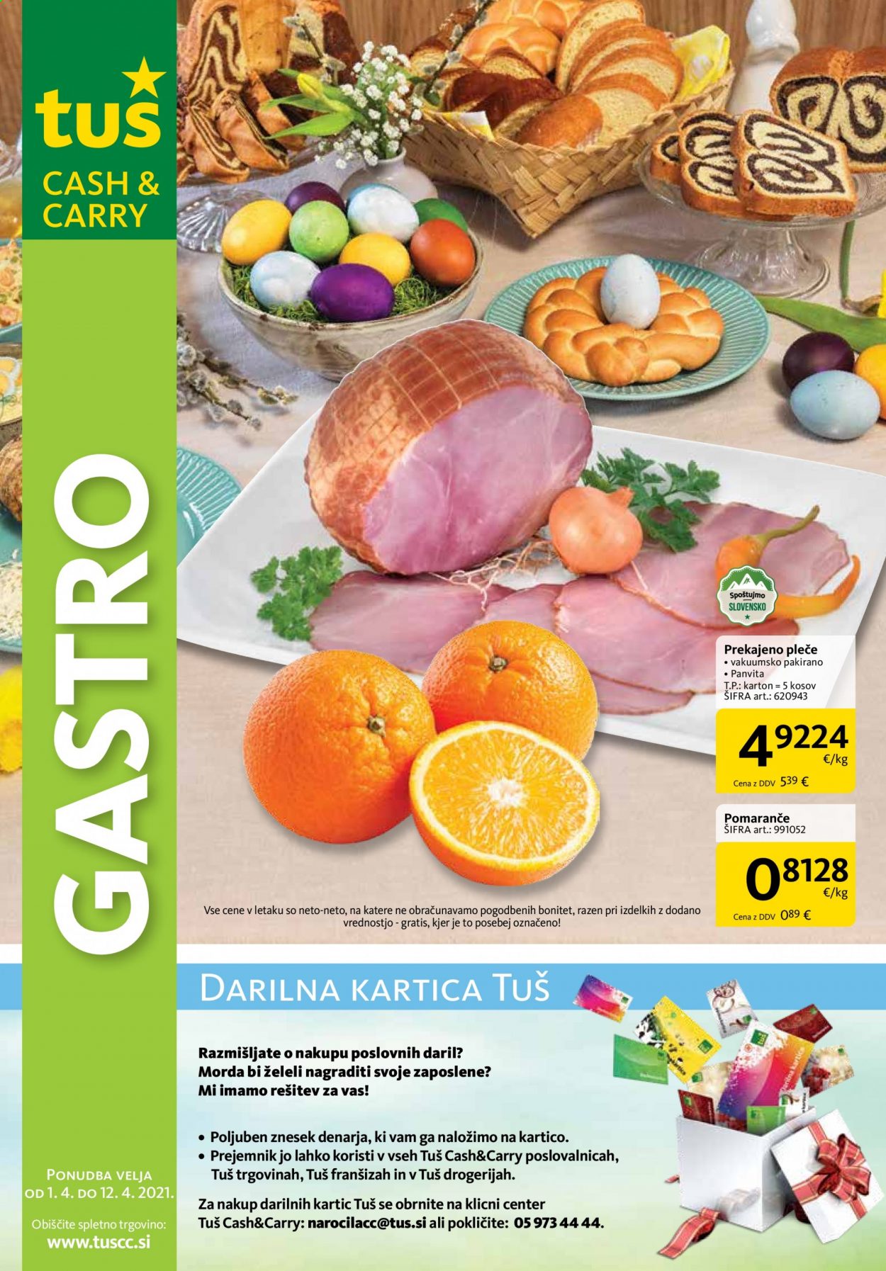 Tuš Cash & Carry katalog - 1.4.2021 - 12.4.2021. Stran 1