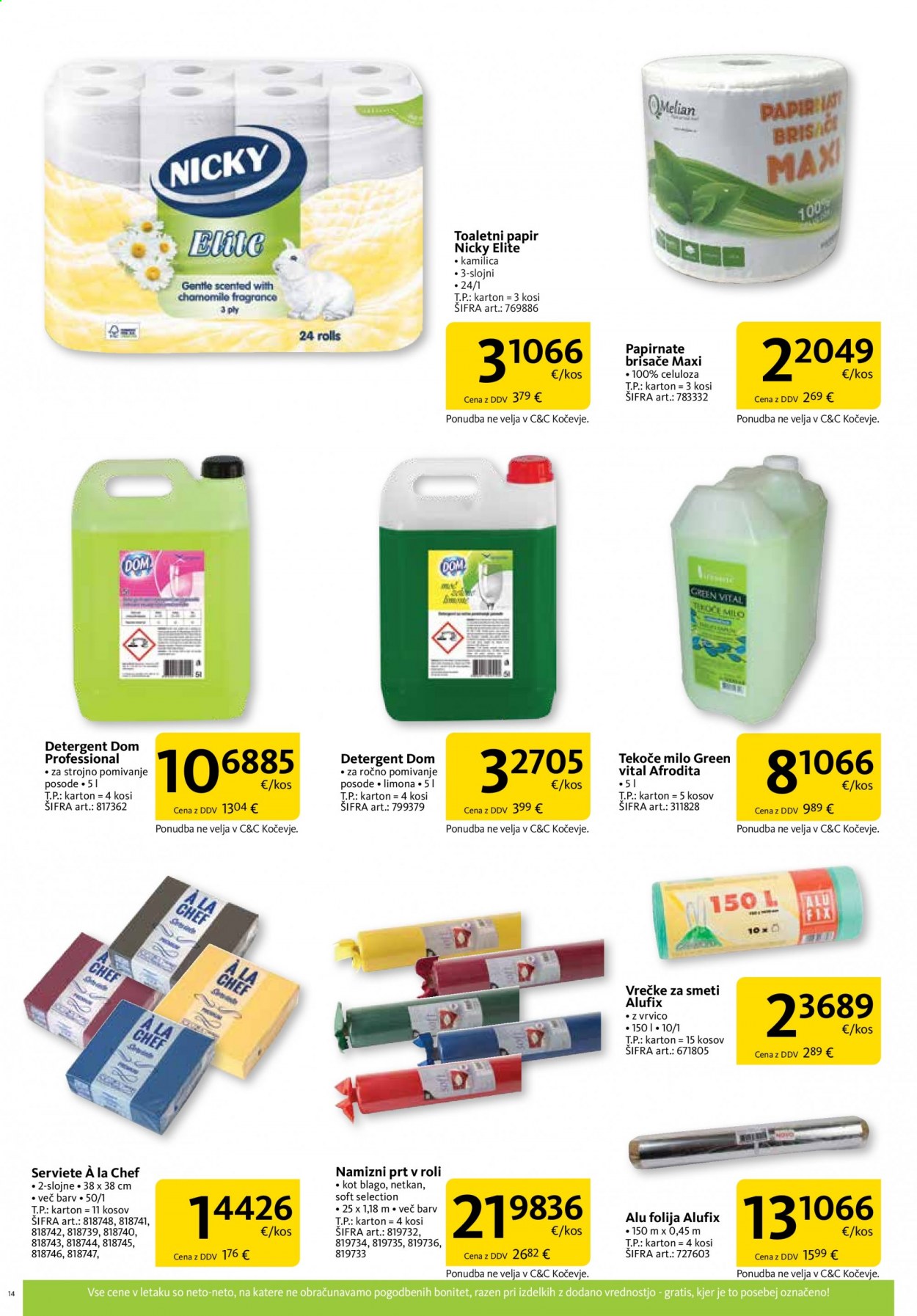 Tuš Cash & Carry katalog - 1.4.2021 - 12.4.2021. Stran 14