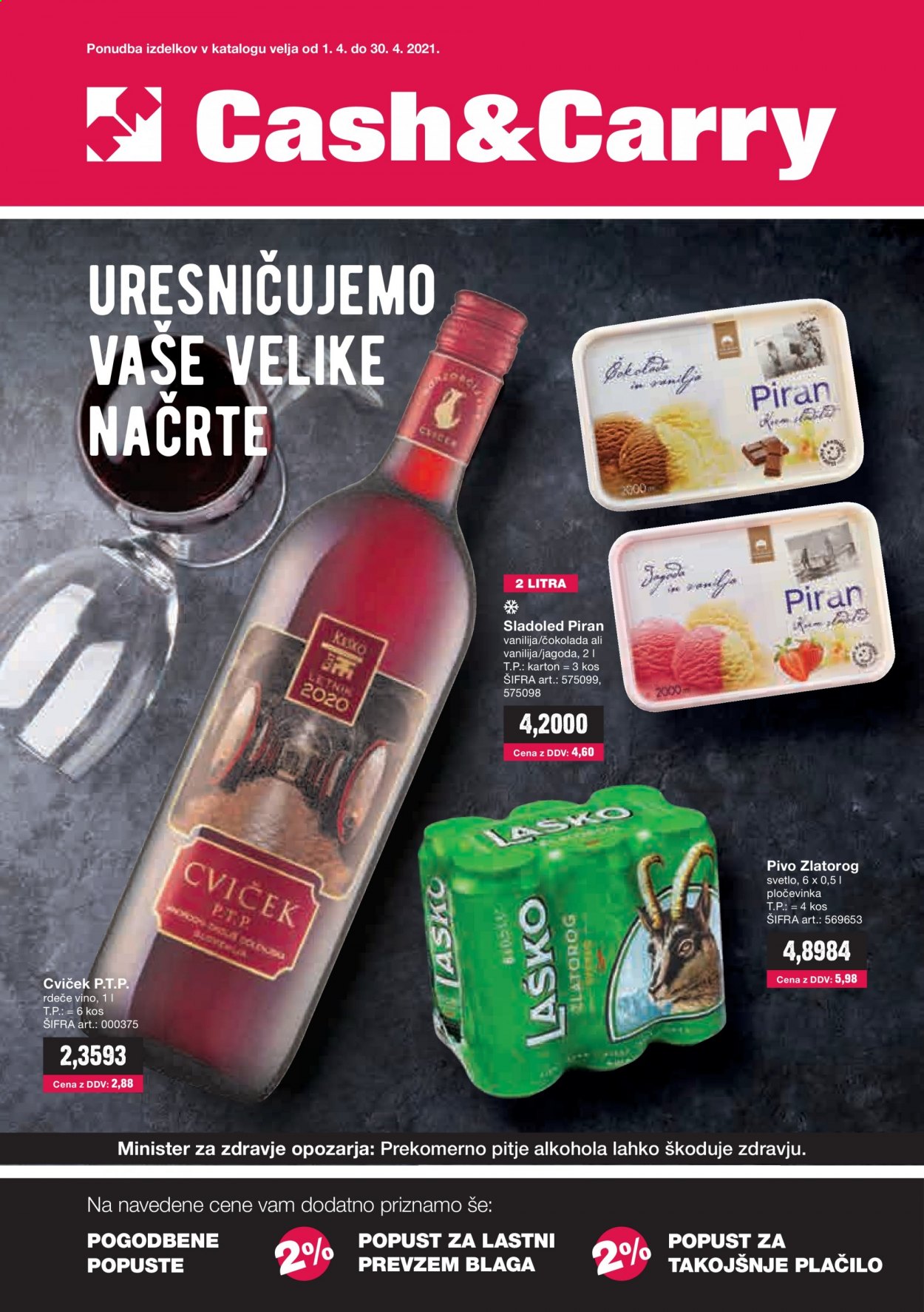 Mercator Cash & Carry katalog - 1.4.2021 - 30.4.2021. Stran 1