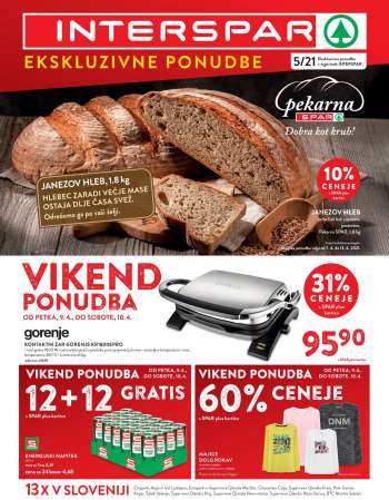 INTERSPAR katalog - 07.04.2021 - 13.04.2021.