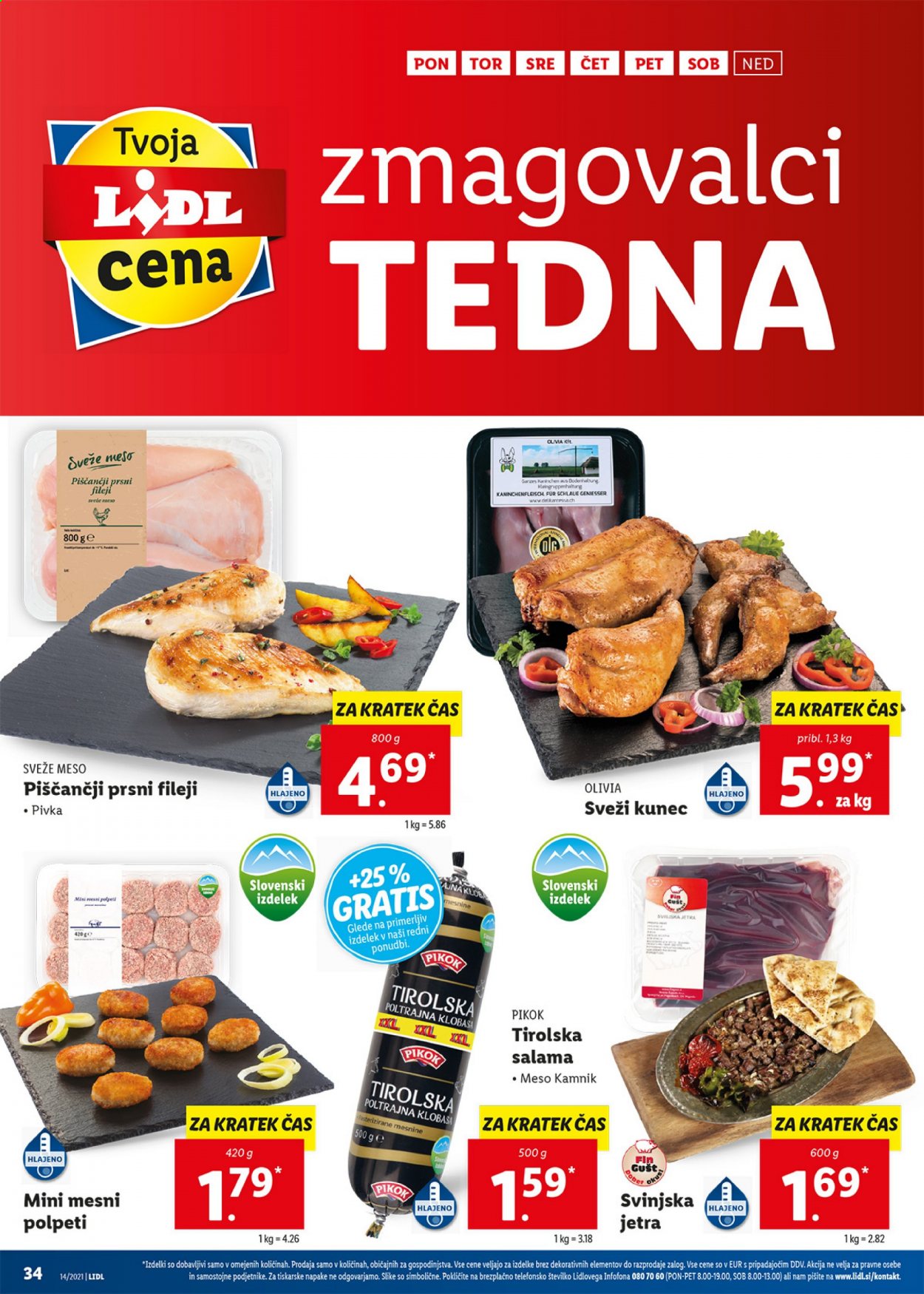 Lidl katalog - 8.4.2021 - 18.4.2021. Stran 34
