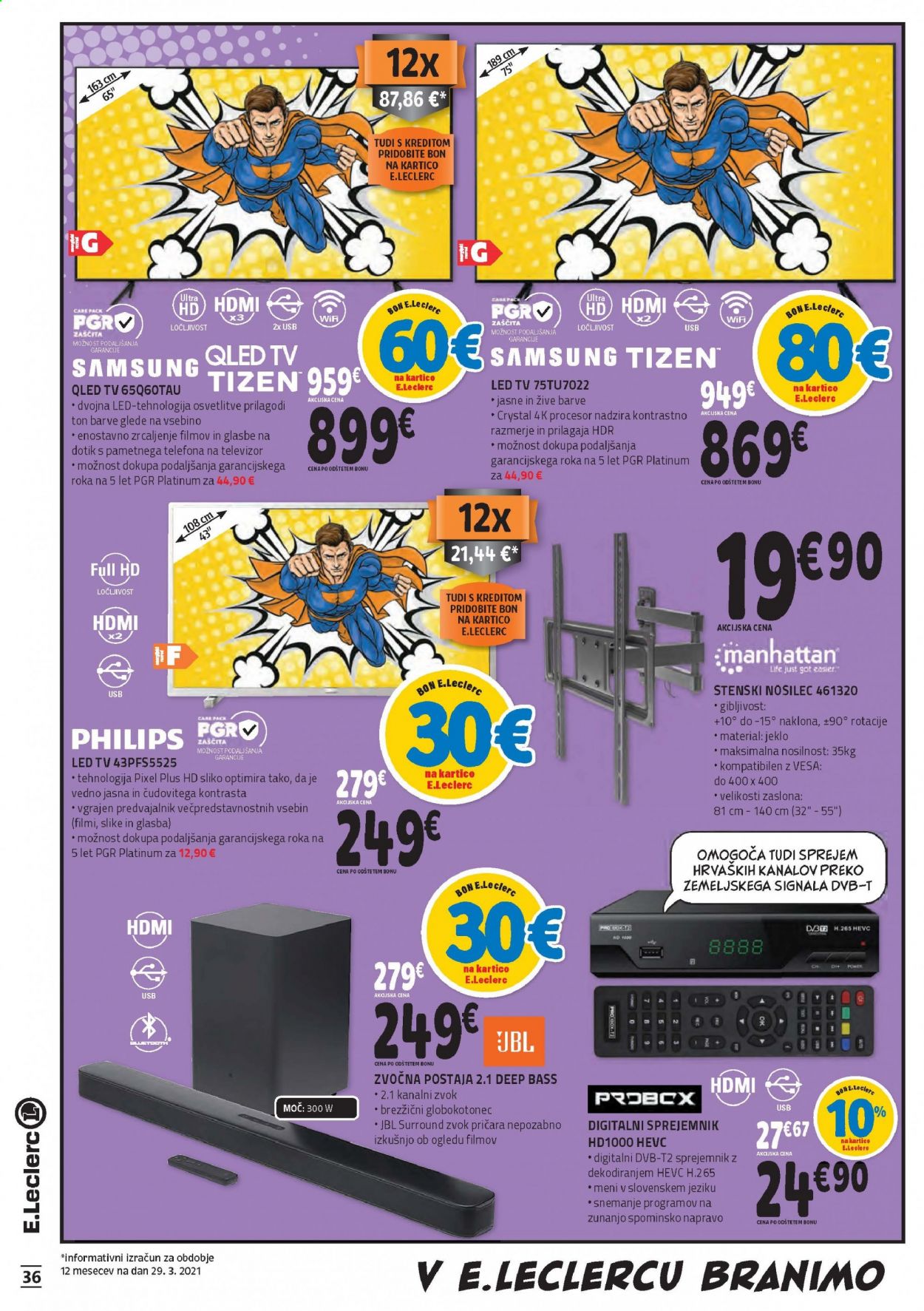 E.Leclerc katalog - 7.4.2021 - 17.4.2021. Stran 36