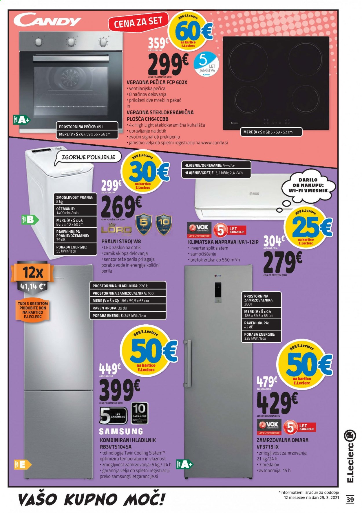 E.Leclerc katalog - 7.4.2021 - 17.4.2021. Stran 39