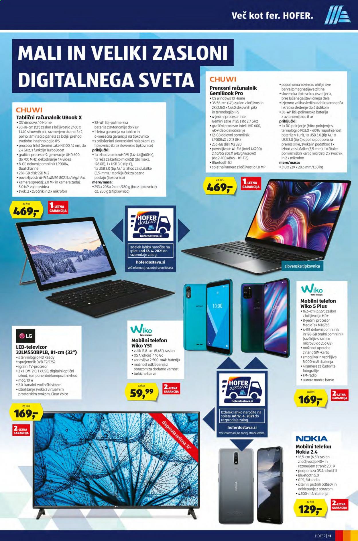 Hofer katalog - 9.4.2021 - 17.4.2021. Stran 11