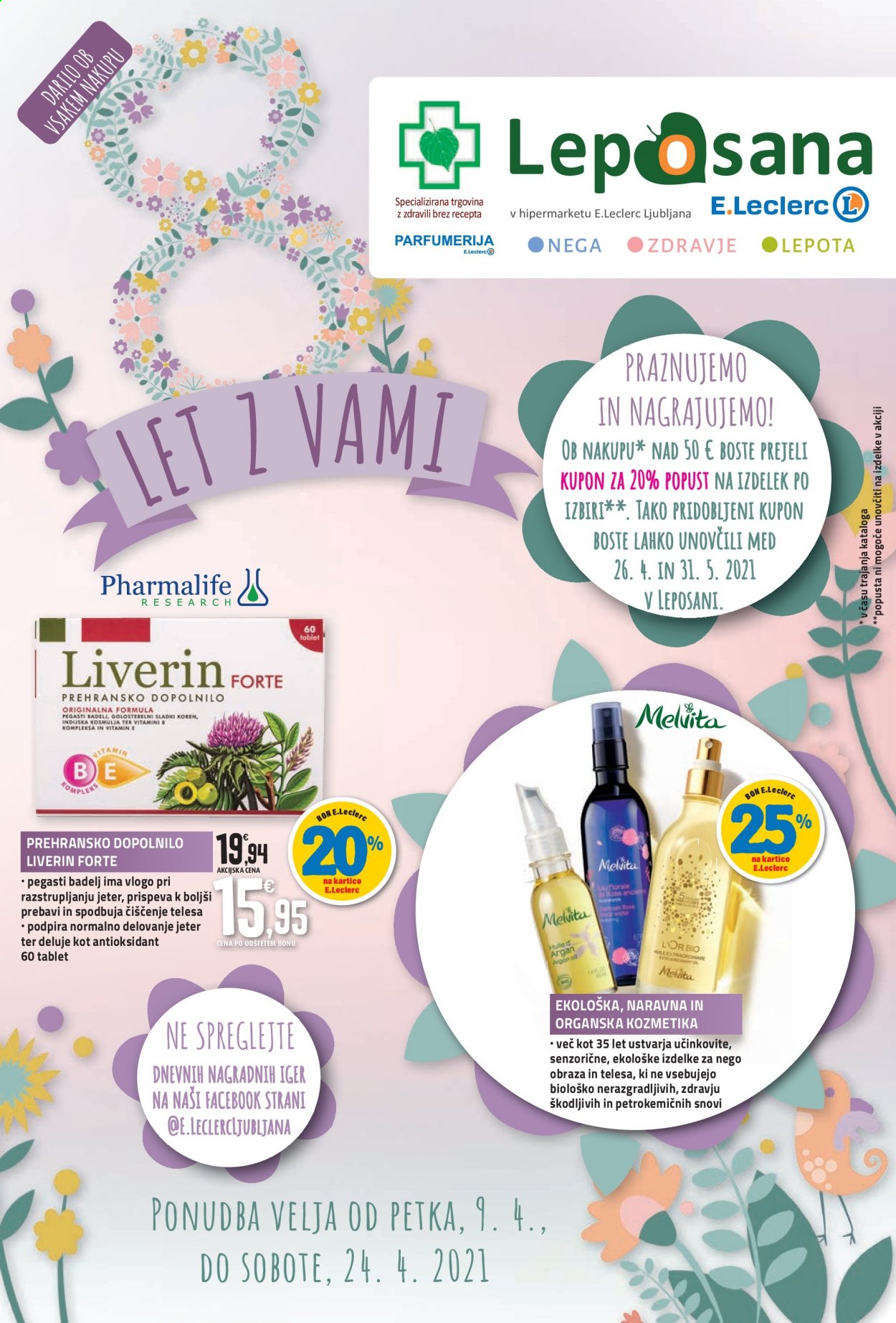 E.Leclerc katalog - 7.4.2021 - 24.4.2021. Stran 1