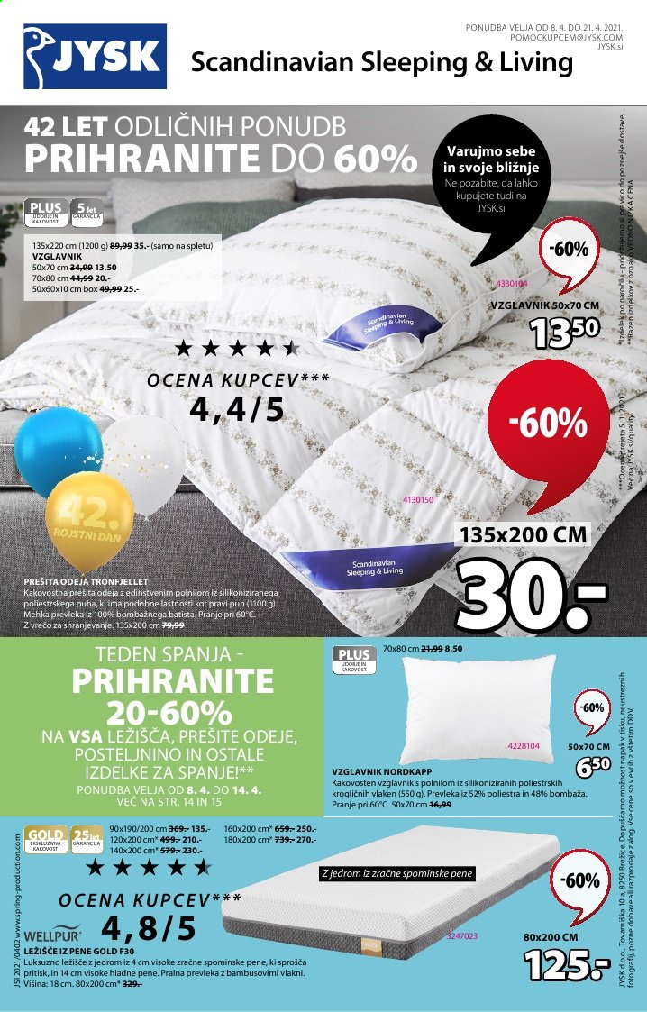 JYSK katalog - 8.4.2021 - 21.4.2021. Stran 15
