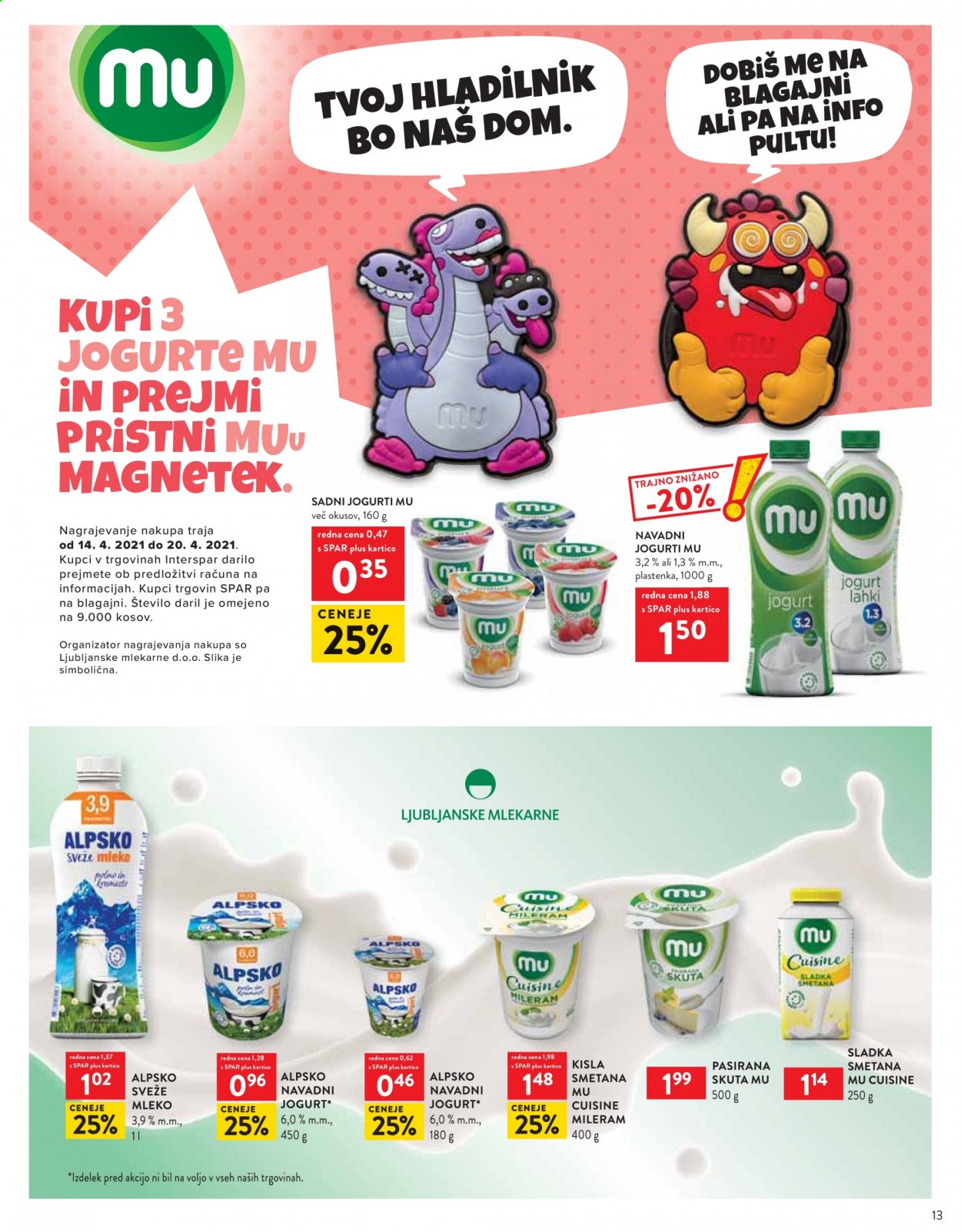 SPAR katalog - 14.4.2021 - 26.4.2021. Stran 13
