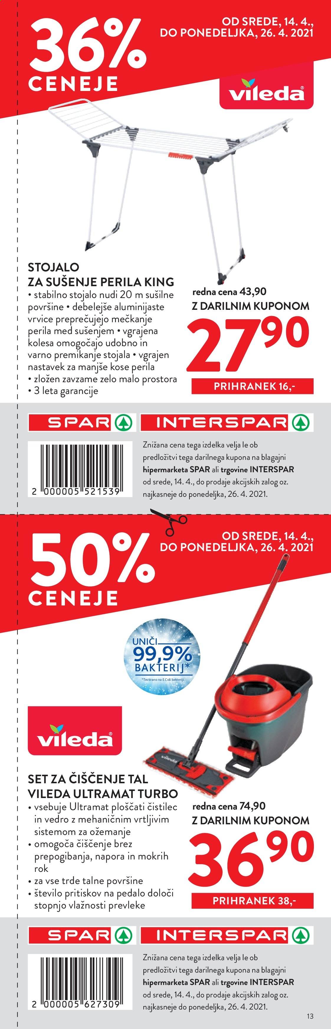 SPAR katalog - 14.4.2021 - 26.4.2021. Stran 13