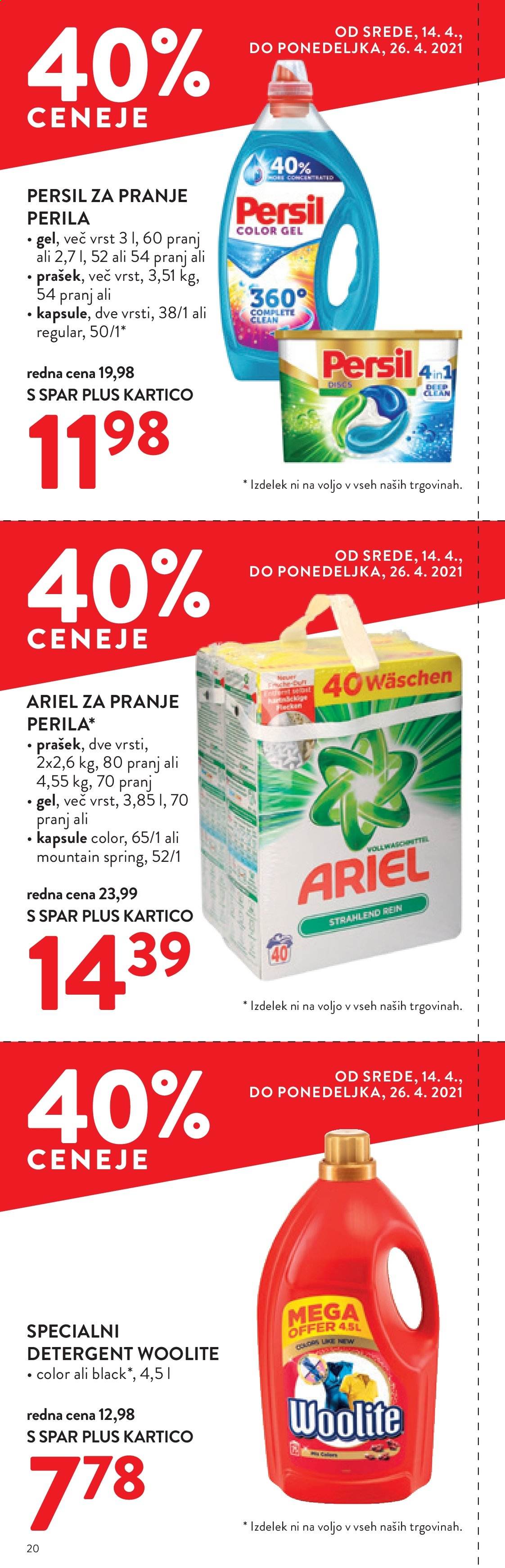 SPAR katalog - 14.4.2021 - 26.4.2021. Stran 20